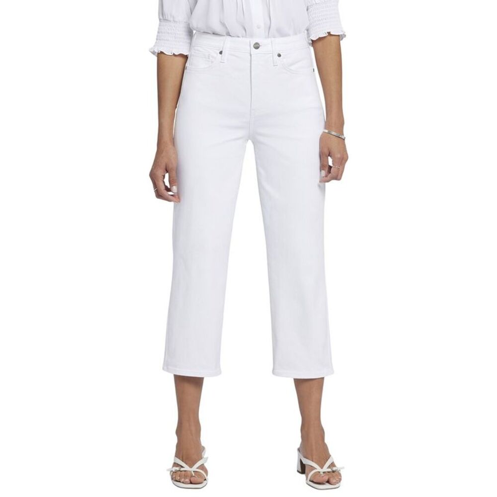 Nydj Womens  Joni Capri Jean, White